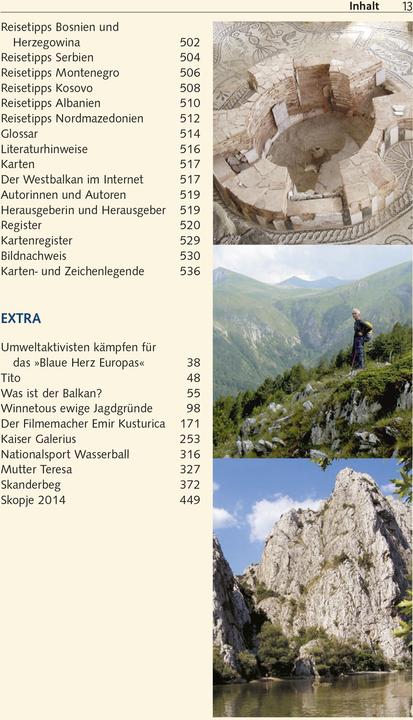 Nutritional values and ingredients Reiseführer Balkan (German, Martin Bock, Birgitta Gabriela Hanover Moser, Frank Dietze, Matthias Koeffler, Shkëlzen Alite, 2023)