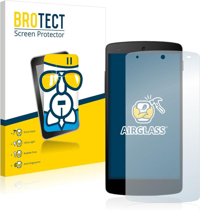 Actual product image BROTECT AirGlass Glass (1 Piece, LG Nexus 5)
