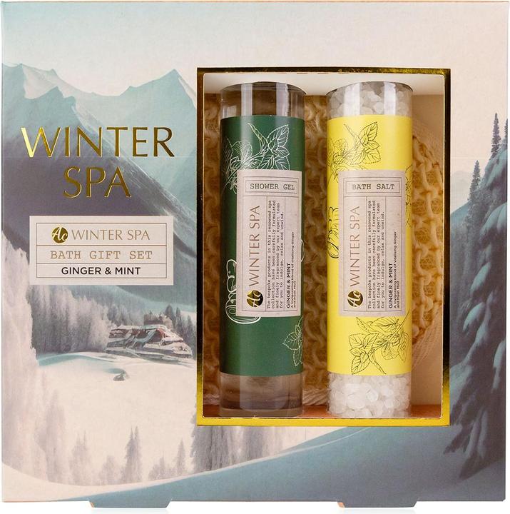 Accentra Geschenkset WINTER SPA in Geschenkbox mit Massagepad aus Sisal (Haarpflege set)
