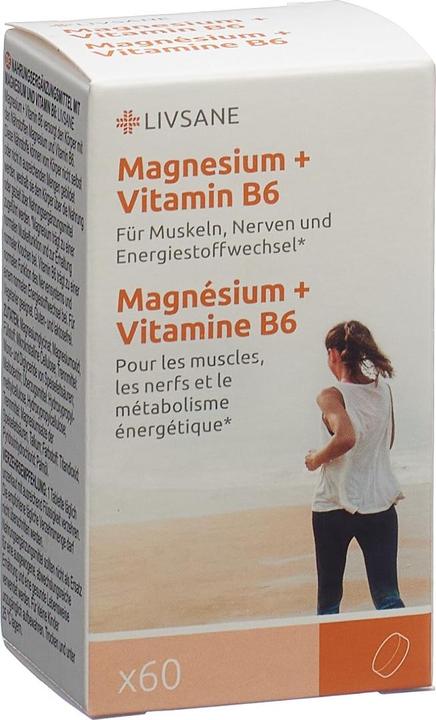 Produktbild Livsane Magnesium + Vitamin (60 Stück, Tabletten, 75 g)