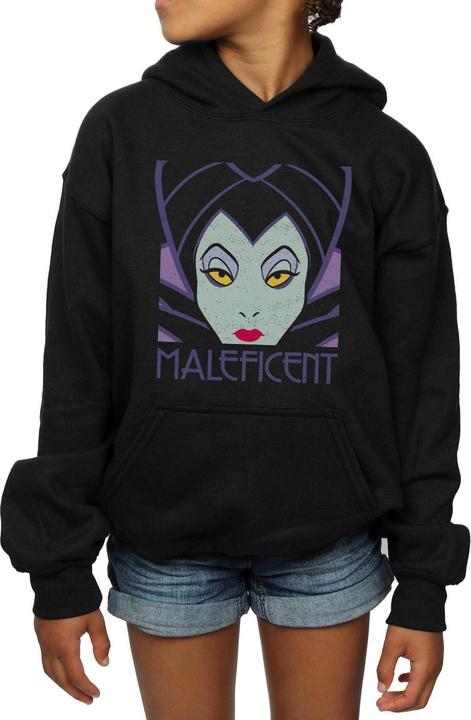 Image du produit Disney - Sweat à capuche MALEFICENT CROPPED HEAD - Fille (128)