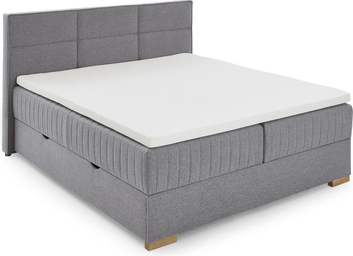 Produktbild Meise Möbel Tambo Boxspringbett inkl. Bettkasten mit Bonnellfederkernbox Stoff Nordic