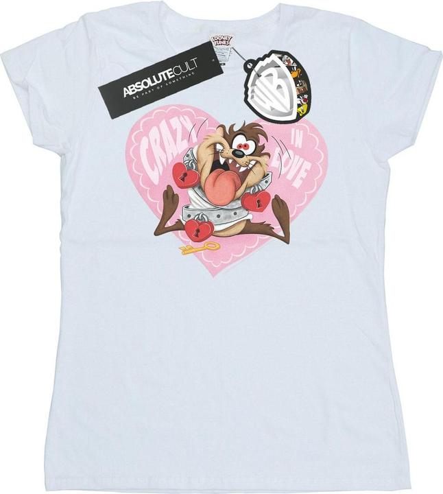 Produktbild Looney Tunes Taz Valentine's Day Crazy In Love TShirt (S)