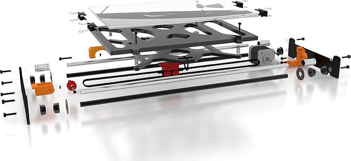 Actual product image BQ Prusa i3 Hephestos Upgrade Kit to Long Print Bed (Accessories)