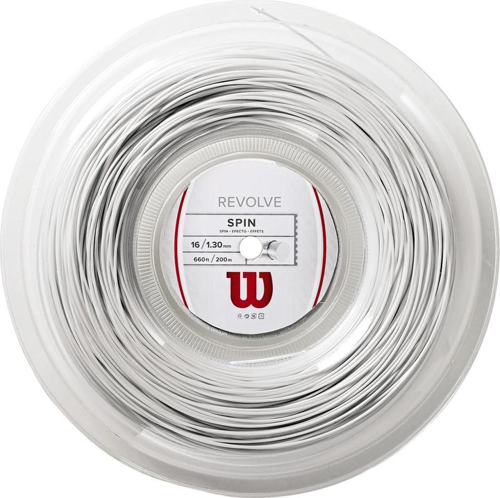 Wilson Tennissaite Revolve 16 200m Rolle Weiss