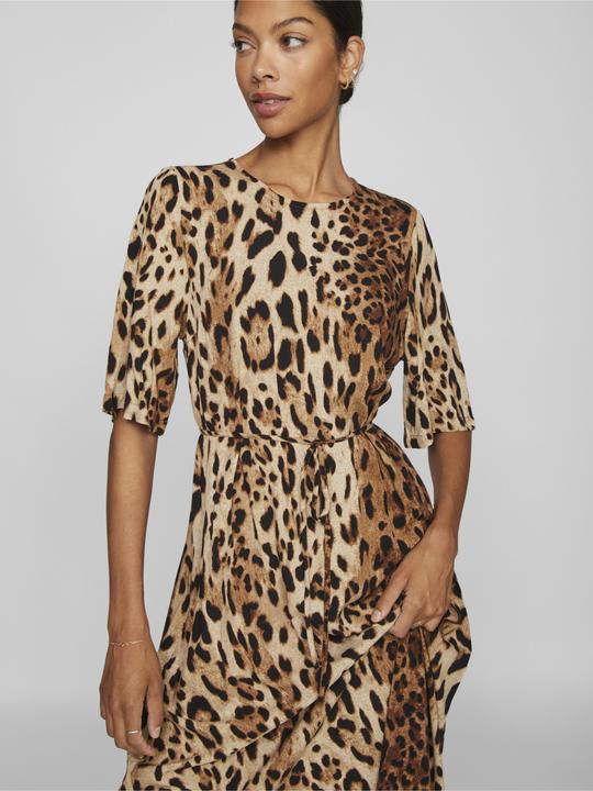 Actual product image Vila Short-sleeved leopard print maxi dress (38)