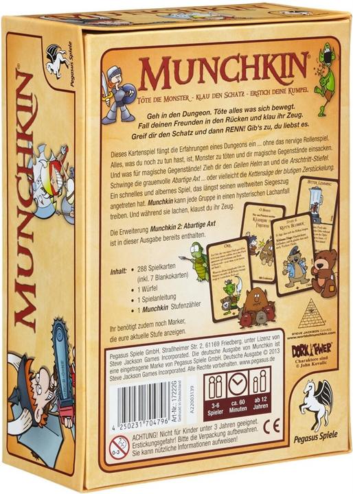 Actual product image Pegasus Munchkin 1 + 2 (German)