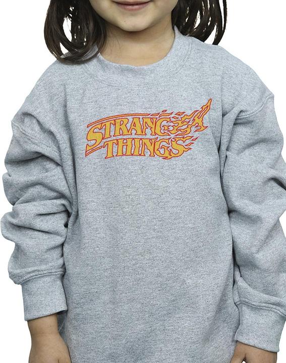 Immagine prodotto Netflix Stranger Things Logo Breaking Felpa Ragazze (152, 158)