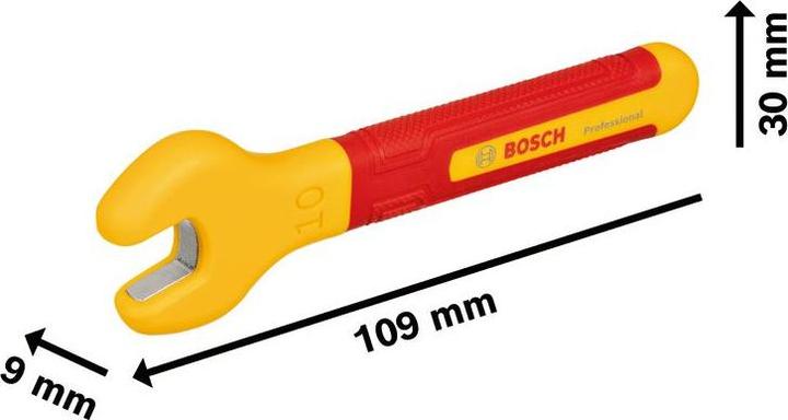 Actual product image Bosch Professional VDE open-end spanner (10 mm)