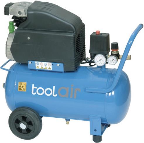 Toolair Compresseur 230 Volt, réservoir 24lt, 230 lt./min (8 bar, 24 l)