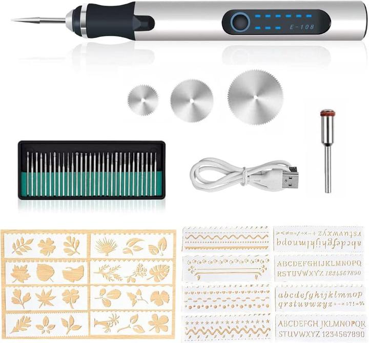 Image du produit DriSubt Stylo de gravure USB UG-300 ST avec batterie 8 W Graveur | Stylo de gravure