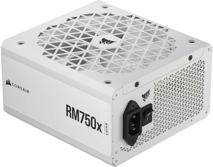 Produktbild Corsair RMx Shift White Series, RM750x Shift White, 750 Watt, 80 PLUS GOLD Certified, Fully Modular Power Su (750 W)