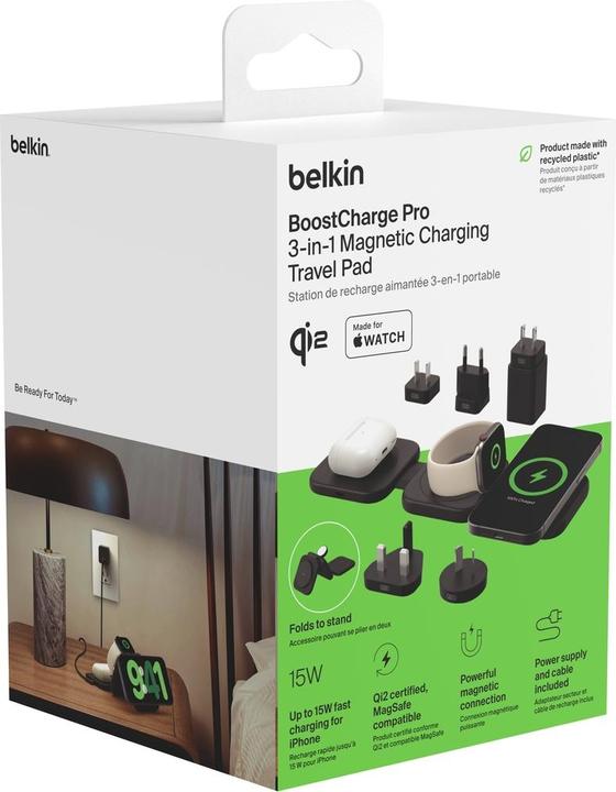 Actual product image Belkin Boost Charge Pro Qi2 3in1 (15 W)