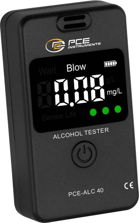 PCE Instruments PCE-ALC 40 Alkoholtester inkl. Display, Verschiedene Einheiten