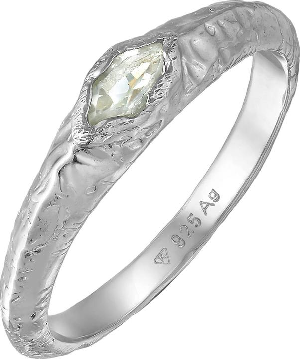 Immagine prodotto Haze & Glory Anello Ametista Verde Chiaro Grezzo Struttura Argento 925 (52, 925 Argento)
