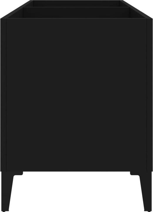 Produktbild VidaXL Plattenschrank Schwarz 74,5x38x48 cm Holzwerkstoff