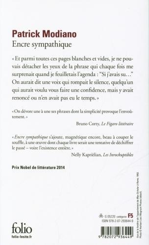 Immagine prodotto Encre sympathique (Francese, Patrick Modiano, 2021)
