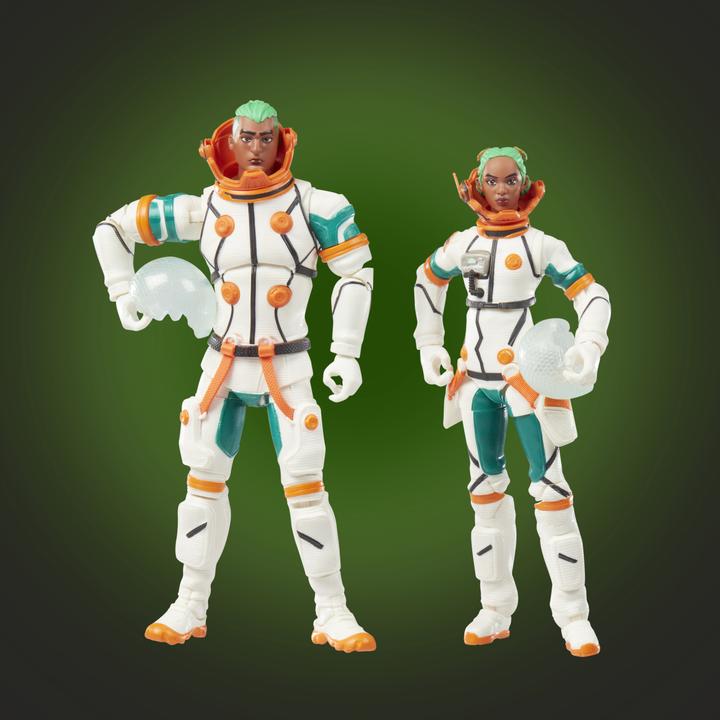 Actual product image Fortnite Hasbro Victory Royale Series Deo and Siona Battle Royale Pack, 15 cm tall figures to