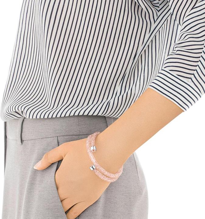 Immagine prodotto Swarovski Crystaldust Bangle doppio rosa (Metallo)