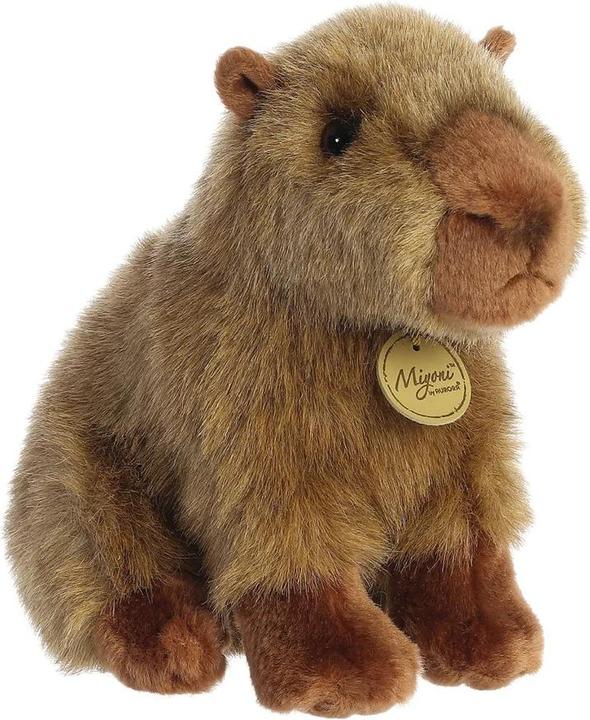 Aurora 26385 - MiYoni Capybara, plush toy, 26 cm (16 cm)
