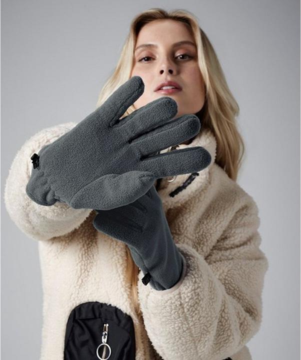 Actual product image Beechfield Winter Gloves Fleece Recycled Material (S, M)