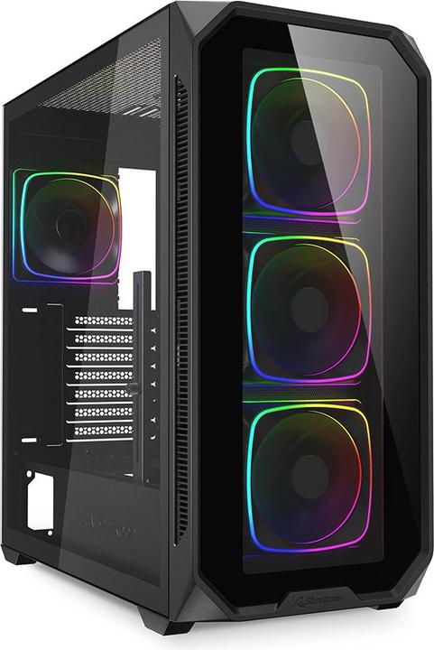 Immagine prodotto Sharkoon AK5G RGB Black ATX (nero) (ATX, Mini-ITX, mATX)