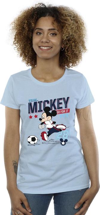 Immagine prodotto Disney Mickey Mouse Team Mickey Football Maglietta Donna (S)
