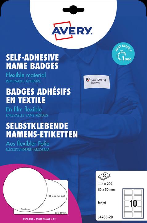 Actual product image Avery Name labels