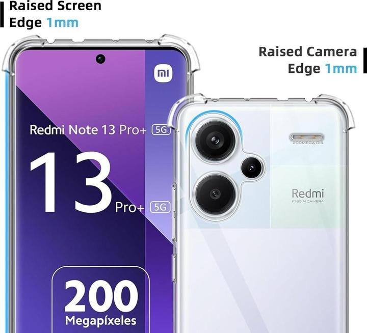 Actual product image Screenguard Crystal Soft Airbag Bumper (Xiaomi Redmi Note 13 Pro+)