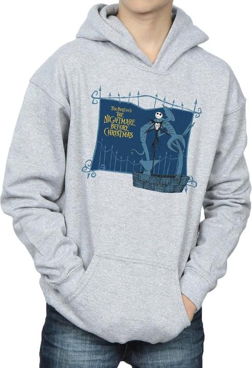 Immagine prodotto Disney Nightmare Before Christmas Jack And The Well Felpa con Cappuccio Ragazzi (152, 158)