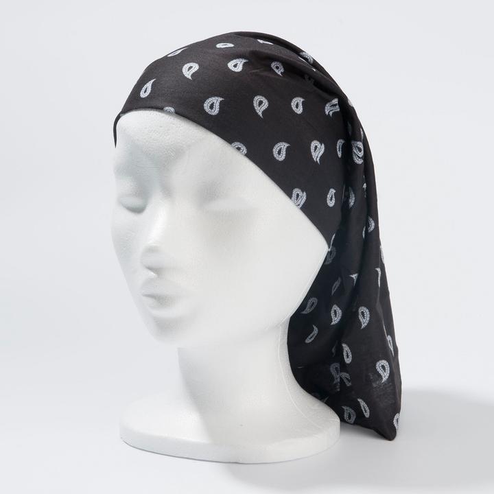 F. Blumer & Cie Glarner Tüechli Tube Multifunktionstuch dünnes Fleece, schwarz