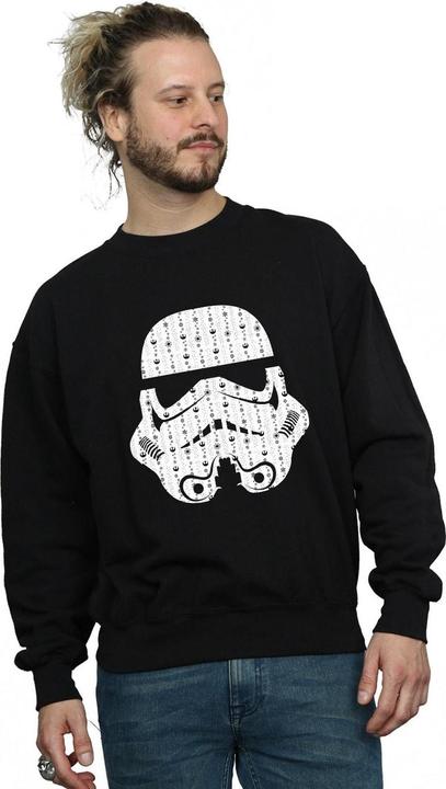 Produktbild Star Wars Christmas Stormtrooper Helmet Sweatshirt (M)