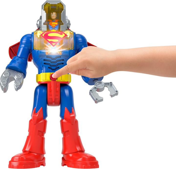 Actual product image Imaginext DC Super Friends Superman Insider in exo-suit