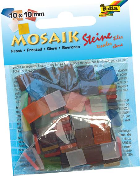 Folia Mosaiksteine FROST, 45g, 10x10mm