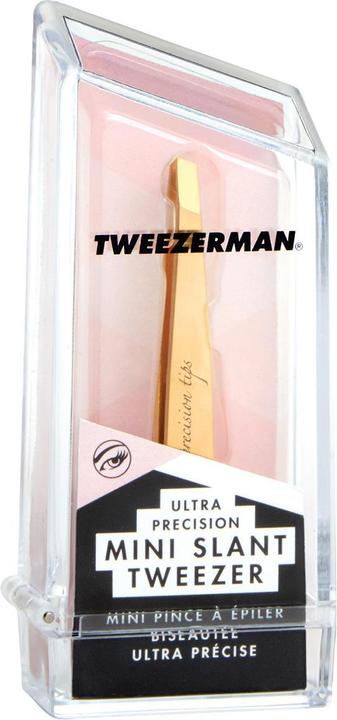 Actual product image Tweezerman Mini Slant Tweezer Gold