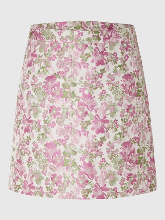 Selected Femme Geblümter Jacquard Minirock (34)