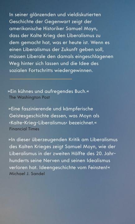 Image du produit Der Liberalismus gegen sich selbst (Allemand, Samuel Moyn, 2024)
