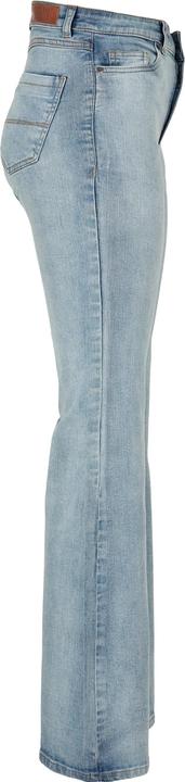 Actual product image Urban Classics Ladies High Waist Flared Denim Pants (32)