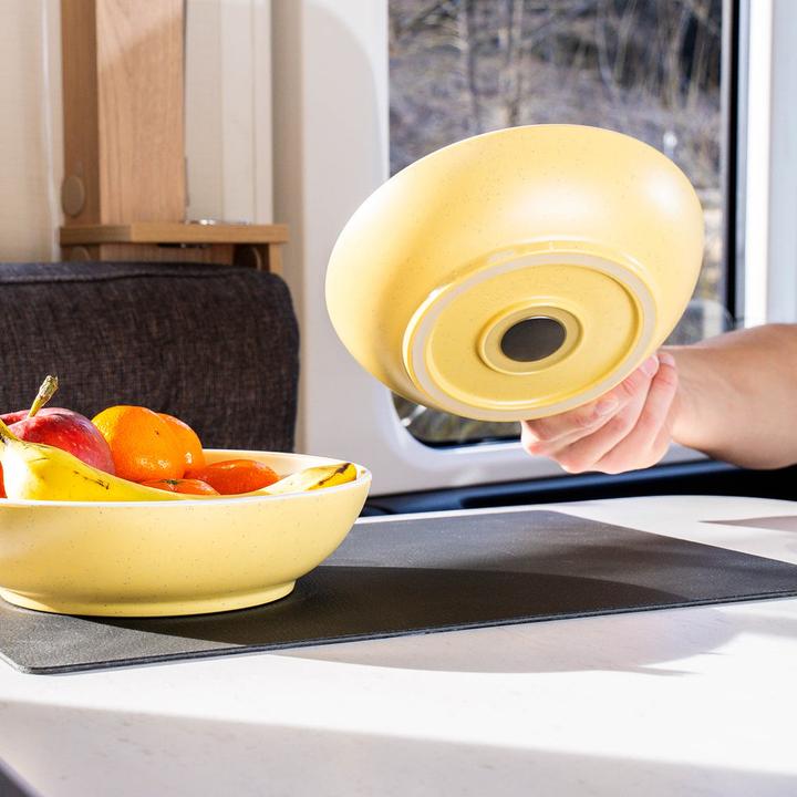 Actual product image Silwy Magnet-Kunststoff-Geschirrset Dolomit Yellow, Produkttyp