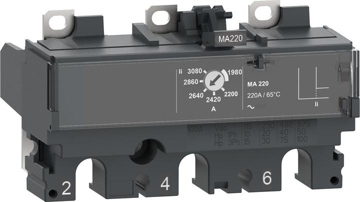 Actual product image Schneider Electric Schneider trip unit C253MA220magnetic TM220 220A 3P3D