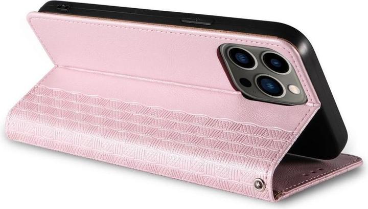 Produktbild Hurtel Magnetband-Hülle für Samsung Galaxy S23+ Flip Wallet Mini Lanyard Stand Pink (Samsung Galaxy S23+)