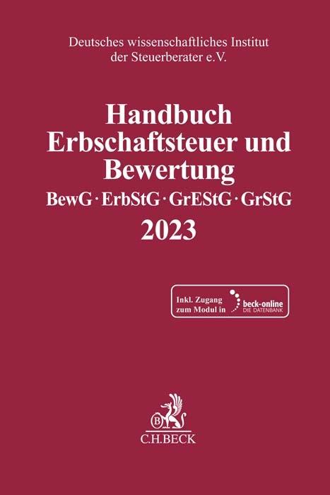 Produktbild Handbuch Erbschaftsteuer und Bewertung 2023 (Deutsch, 2023)