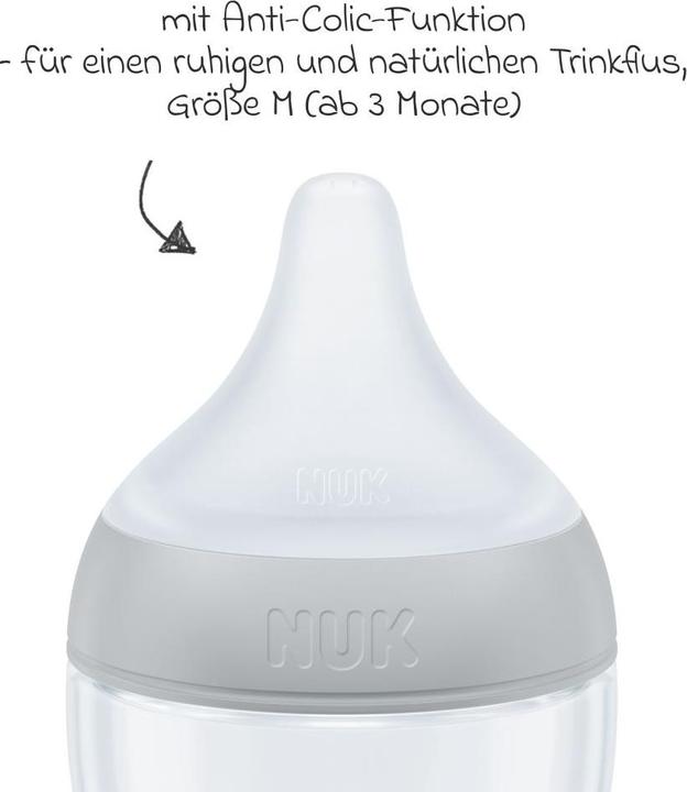 Actual product image NUK Baby bottles PP bottle Perfect Match 260 ml + silicone teat (260 ml)