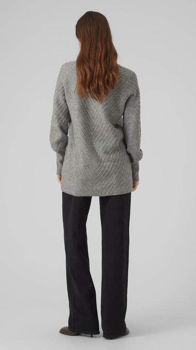Produktbild Vero Moda VMANJASTINNA LONG V-NEK PULLOVER GA EXC Strickpullover (XS)