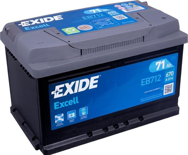 Image du produit Exide Excell (12 V, 71 Ah, 670 A)