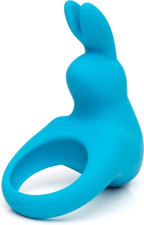 Happy Rabbit Rechargeable Vibrating Rabbit Cock Ring Blue (3 cm)