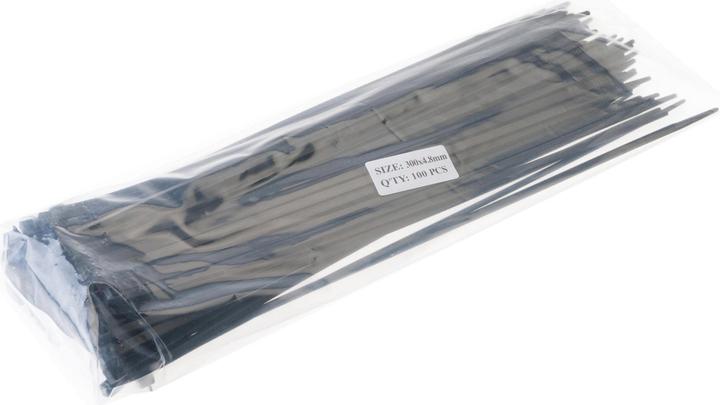 Immagine prodotto VR-Technics Fascetta staccabile 300 X 4,8, 100 pezzi (Fascette in plastica, 300 mm, 100 pz.)
