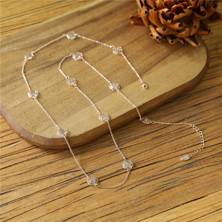 Immagine prodotto Andreani Bracciale con amazzonite autentica (80 cm, Pietre, Nude, Vetro, Marrone, Metallo)