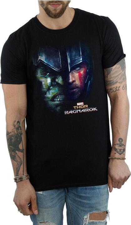 Image du produit Universal Textiles Mens Hulk Split Face Cotton T-Shirt (XL)