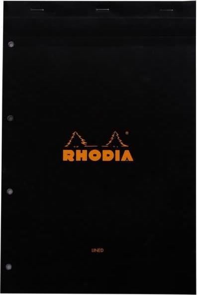 Image du produit Rhodia Blocs agrafés 80 g Basics (A4+, À rayures)